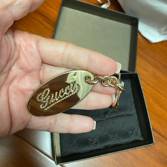 Gucci Key Ring Rhinestones Never Used - Picture 5 of 6